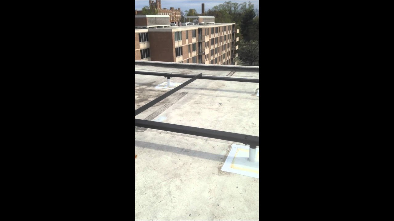 Solar panel penetrations sealed by Complete Roofing Solutions. 