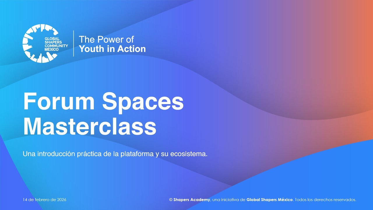 Forum Spaces Masterclass | Shapers Academy