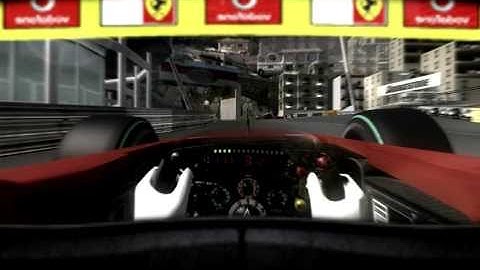 [rFactor] 2009 Scuderia Ferrari Monaco Grand Prix Helmet-View + HDR Blur + Xbox360 pad
