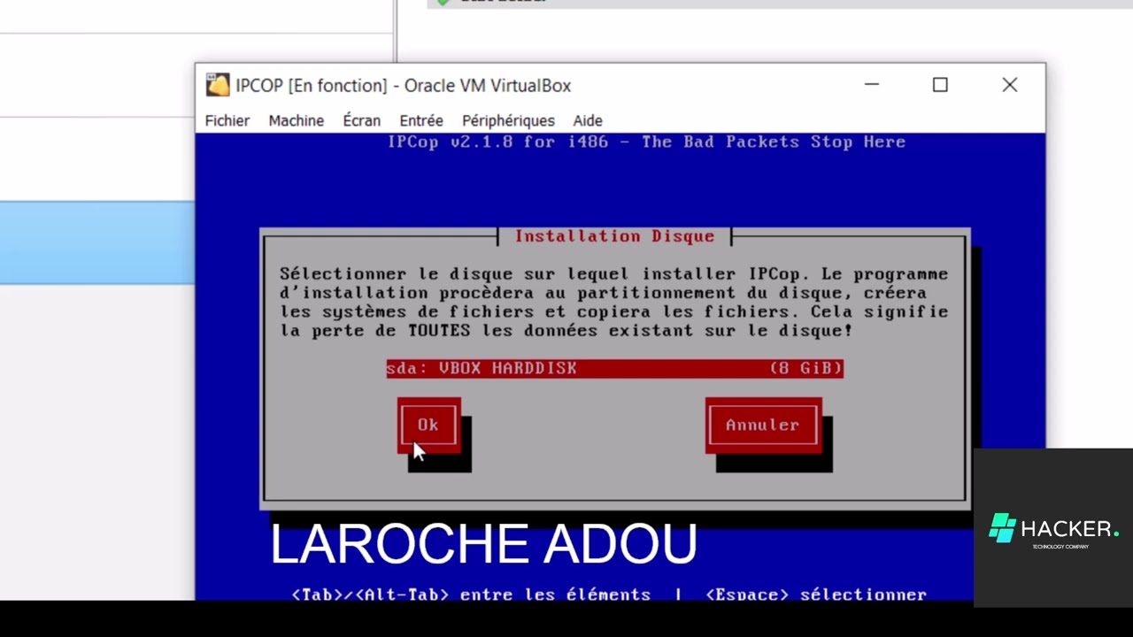 INSTALLATION ET CONFIGURATION DU ROUTEUR IPCOP SUR VIRTUALBOX