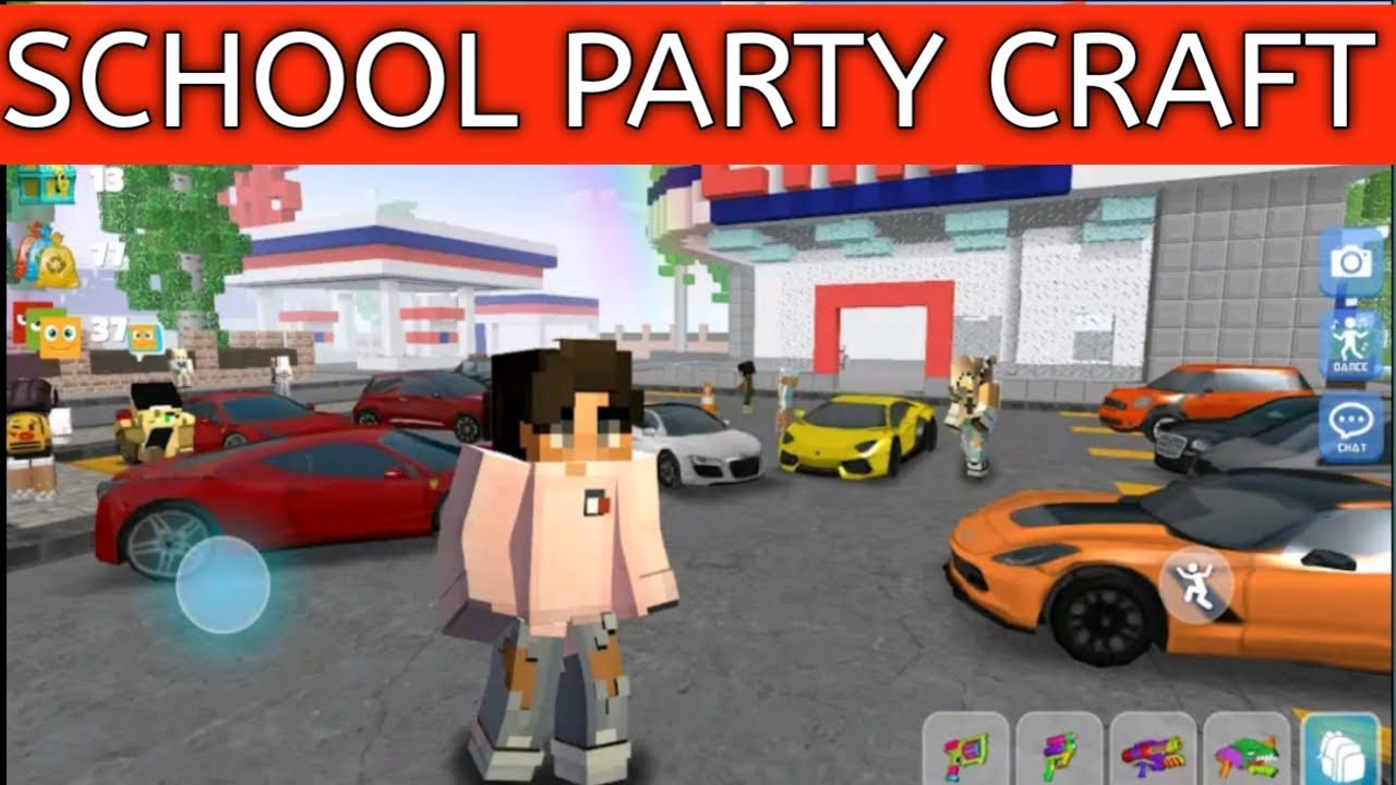 School Party Craft Android Gameplay 🔥 Minecraft Game YouTube