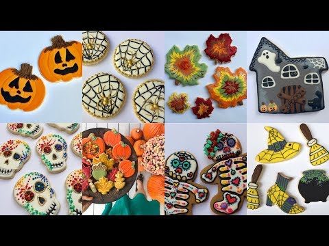 FALL & HALLOWEEN Cookie Decorating Compilation