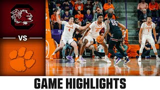 South Carolina vs. Clemson Game Highlights | 2023-24 ACC Men's Basketball