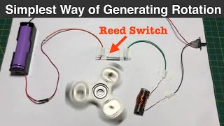 How to Generate Continuous Rotation using a Reed Switch and a Solenoid