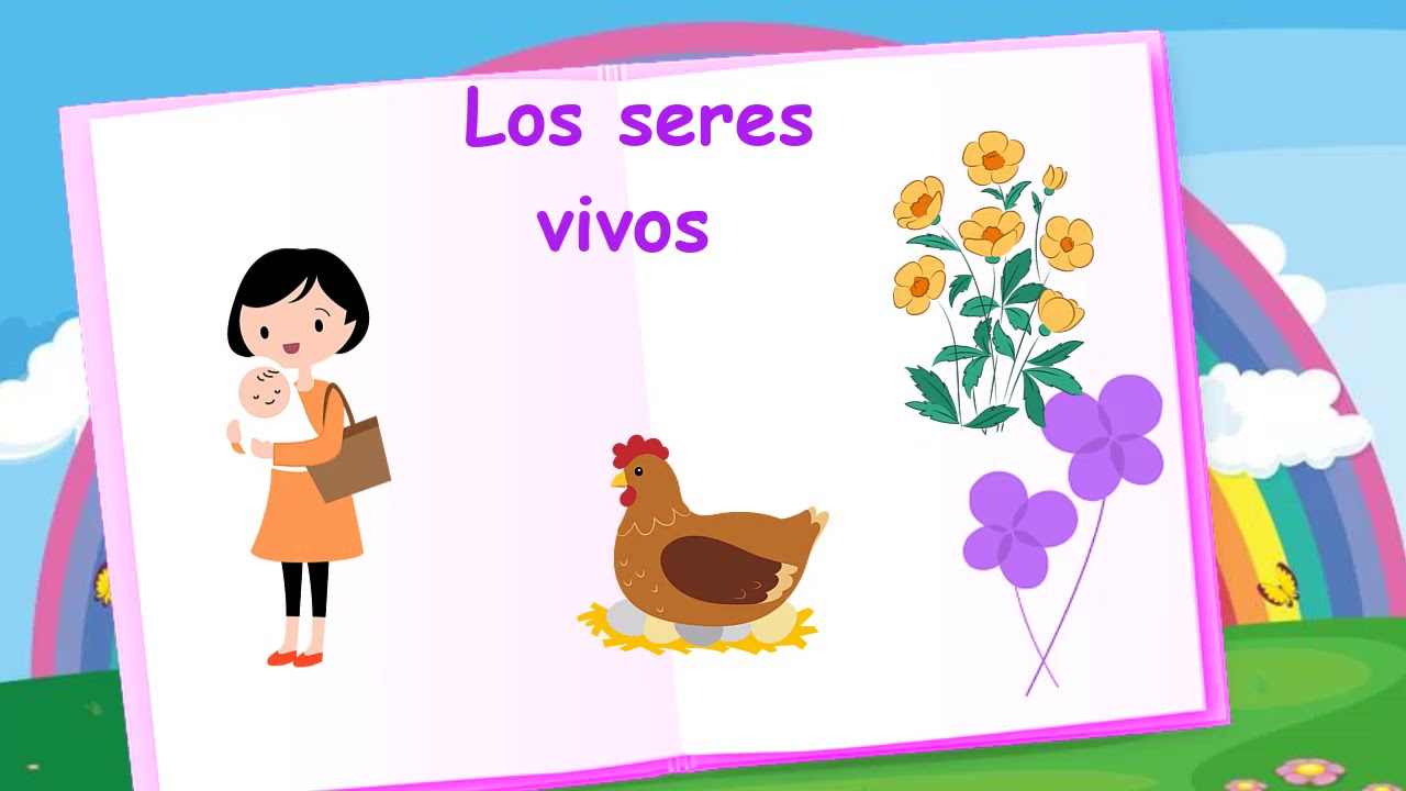 Seres Vivos E Inertes Para Niños Youtube