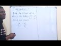 Matrices