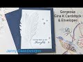 Gina K Cardstock & Envelopes Haul + One Beautiful but Simple Card Project