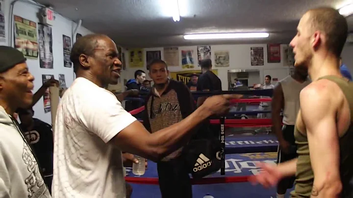 Charlie Zelenoff sucker punches Floyd Mayweather!!