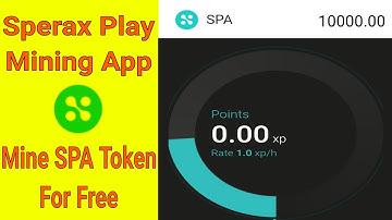 SPERAX PLAY Mining App | Mine Free SPA Token | Better Than Pi Network | Cryptonian Man