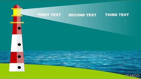 LIGHT HOUSE animated infographic slide in PowerPoint /Multipurpose PowerPoint template