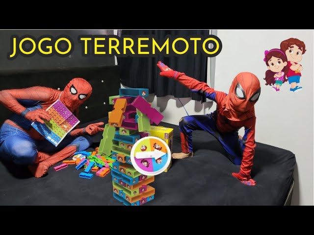 Jogo Terremoto - Spidey - Mary Toys Brinquedos