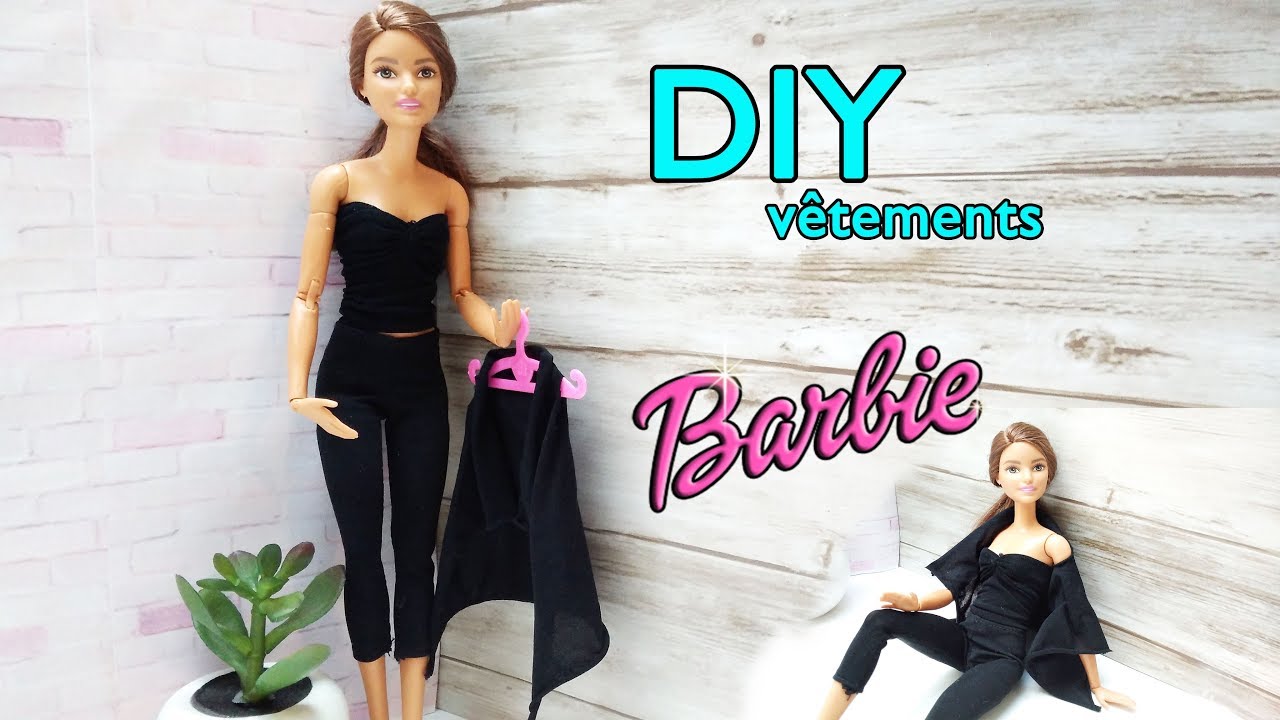 Vêtements De Poupée Avec Des Chaussettes  Barbie diy, Poupées à coudre, Vêtements  barbie