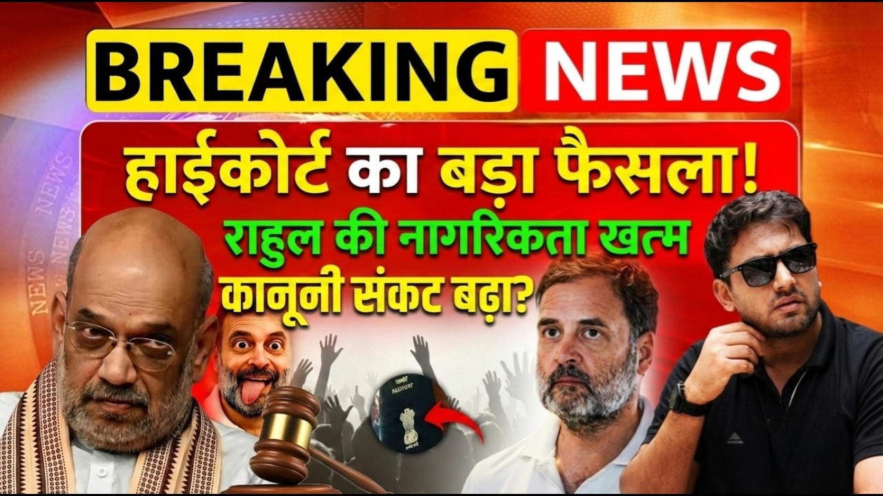 Rahul Gandhi Citizenship Case ⚖️ | Constitution Kya Kehta Hai?