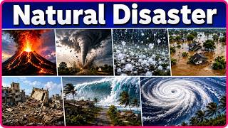Natural Disasters for Kids 🌪️ | Volcano, Tornado, Flood, Tsunami & More | Learn English Vocabulary