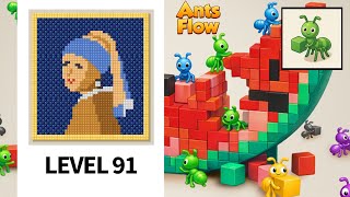 Level 91 Ant Flow Gameplay Walkthrough