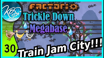 Factorio Trickle Down Megabase 30 - PURPLE & YELLOW SCIENCE - Let