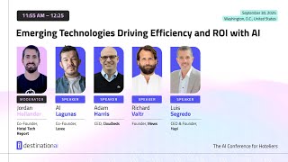 Emerging Technologies Driving Efficiency and ROI with AI