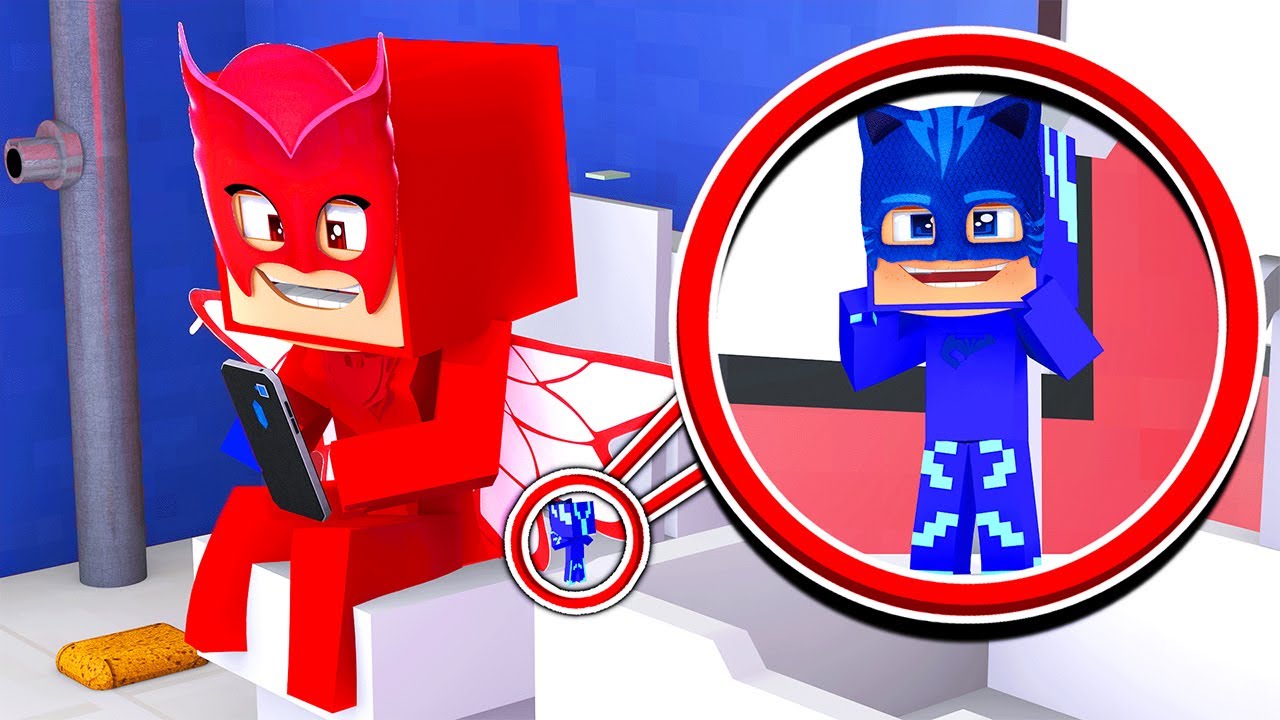 MENINO GATO ENCOLHEU PARA ESPIAR A CORUJITA NO MINECRAFT