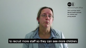Improving children and young people’s mental health services - NAO report