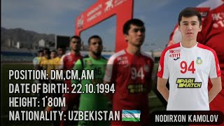 NODIRXON KAMOLOV - PLAYER REVIEW 2022 //SKILLS//DEFENCE//PASSES