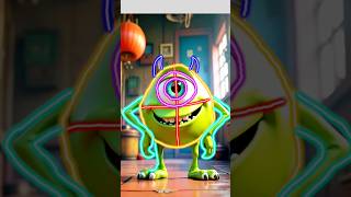 Mike Wazowski Drawing 😱 from  Monsters