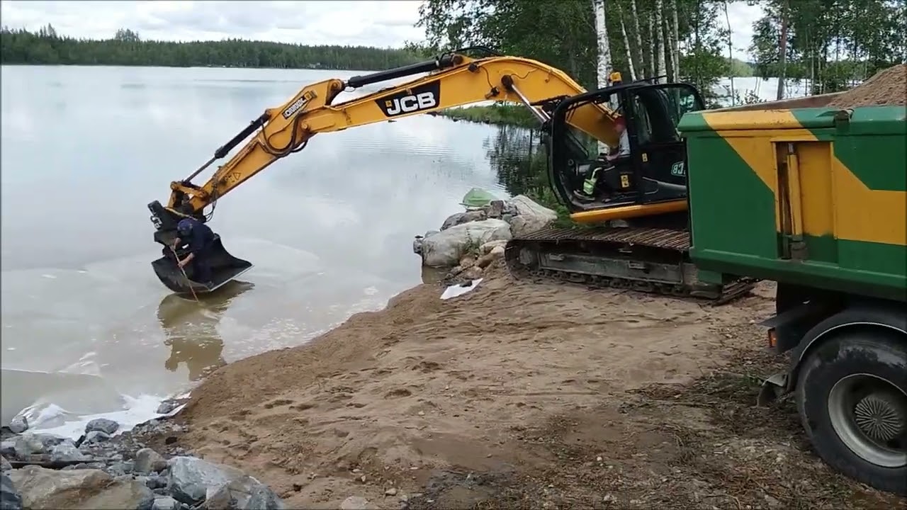 Mökki 5. Rannan kunnostus