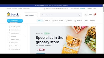 How to customize the Bacola grocery store e-commerce theme | Tamil