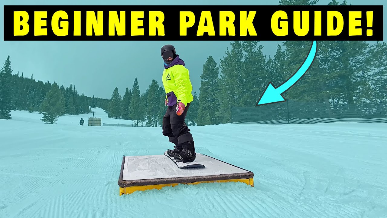 Beginner Terrain Park Tour, Feature Breakdown + 3 Park Drills