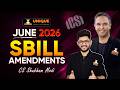 SBILL AMENDMENTS JUNE 2026