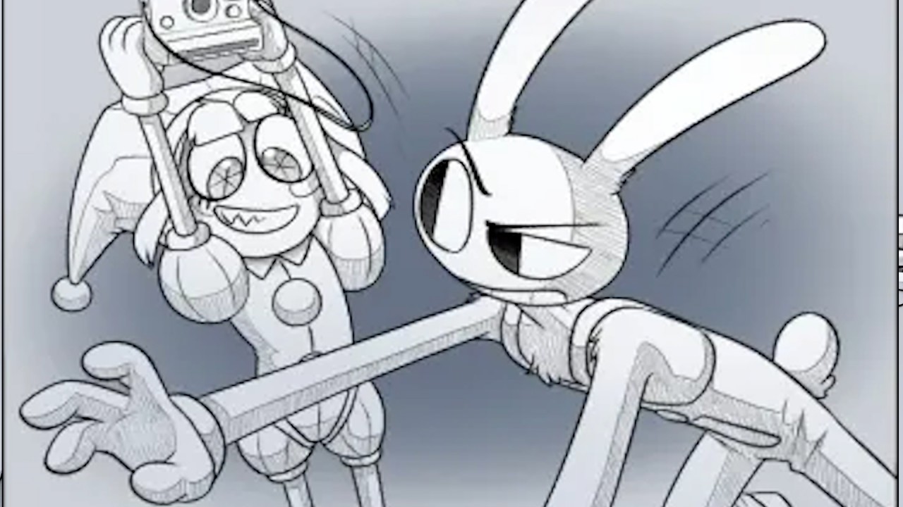 “Pomni Wants to Play With Jax 😳😂 (Part 1-2 ) | The Amazing Digital Circus Comic Dub”