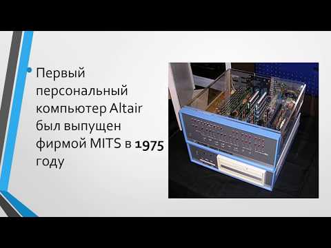 Устройства персонального компьютера