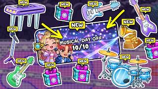 MUSIC DAY IS OPEN! UNLOCK ALL MUSICAL INSTRUMENTS / HAPPY GAME WORLD screenshot 2