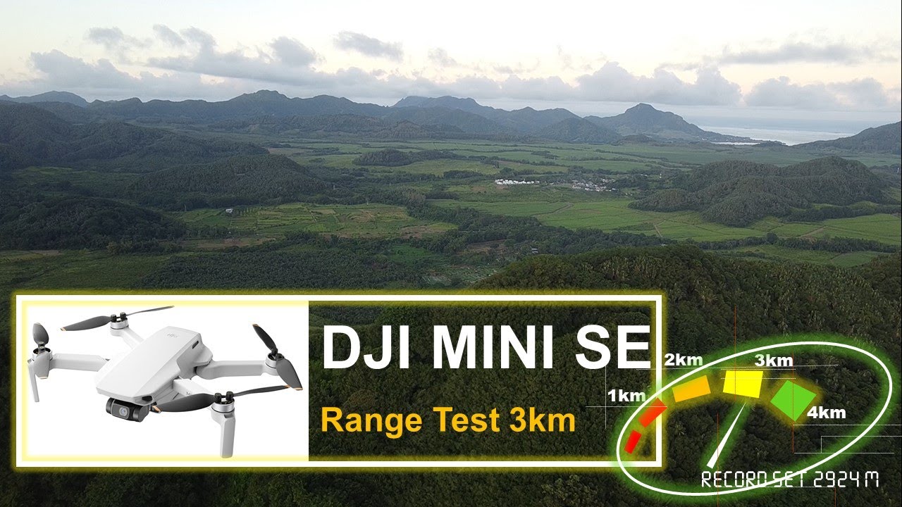 DJI Mini SE Range Test 3km YouTube