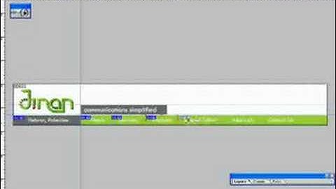 Web Design Slicing using Adobe Photoshop CS3