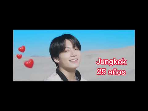 que edad tienen los integrantes de BTS💜❤️