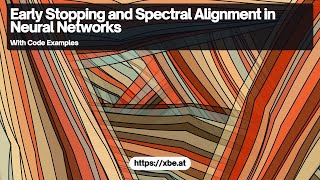 Early Stopping and Spectral Alignment in Neural Networks Profile