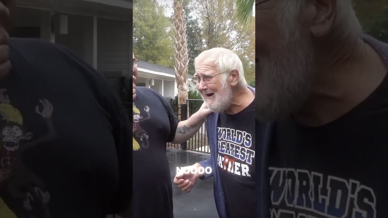 Son surprise his dad with his dream car!  