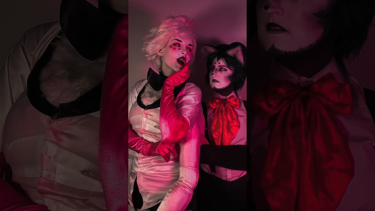 👀🔥Huskerdust Just Friends?😱💕 Hazbin Hotel in Real Life #shorts