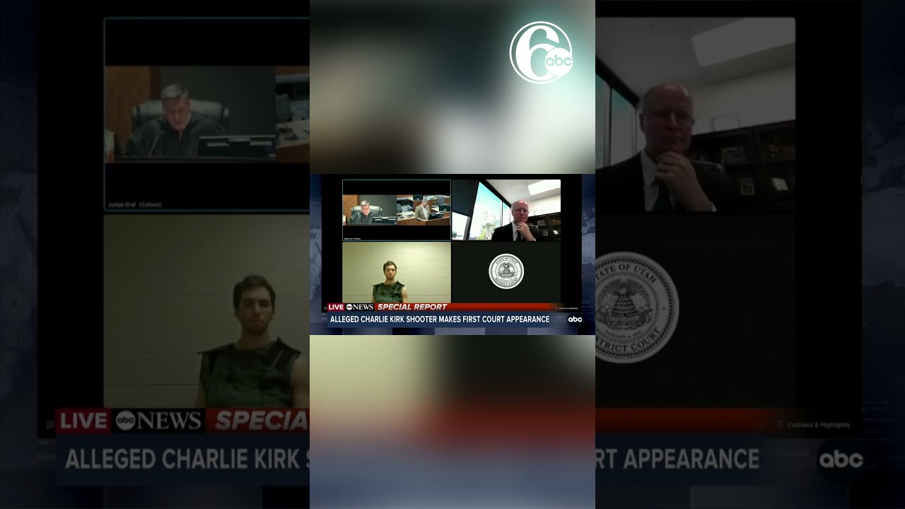 Alleged Charlie Kirk Shooter Makes First Court Appearance