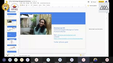 ATAL FDP: Day 1 Session 2 :Impact of Technology on Information Systems and Decision Making