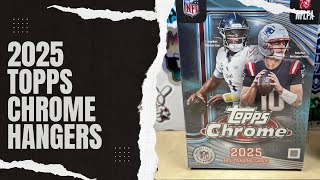 Are Hangers Bangers?  Opening 2025 Topps Chrome Football Hangers x3