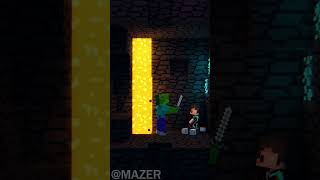 El Mejor Water Drop De Minecraft!! 😝 #Short | Mazer Animation