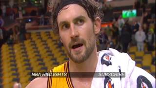 Postgame interview Kevin Love | Cavs - Celtics | December 15, 2015