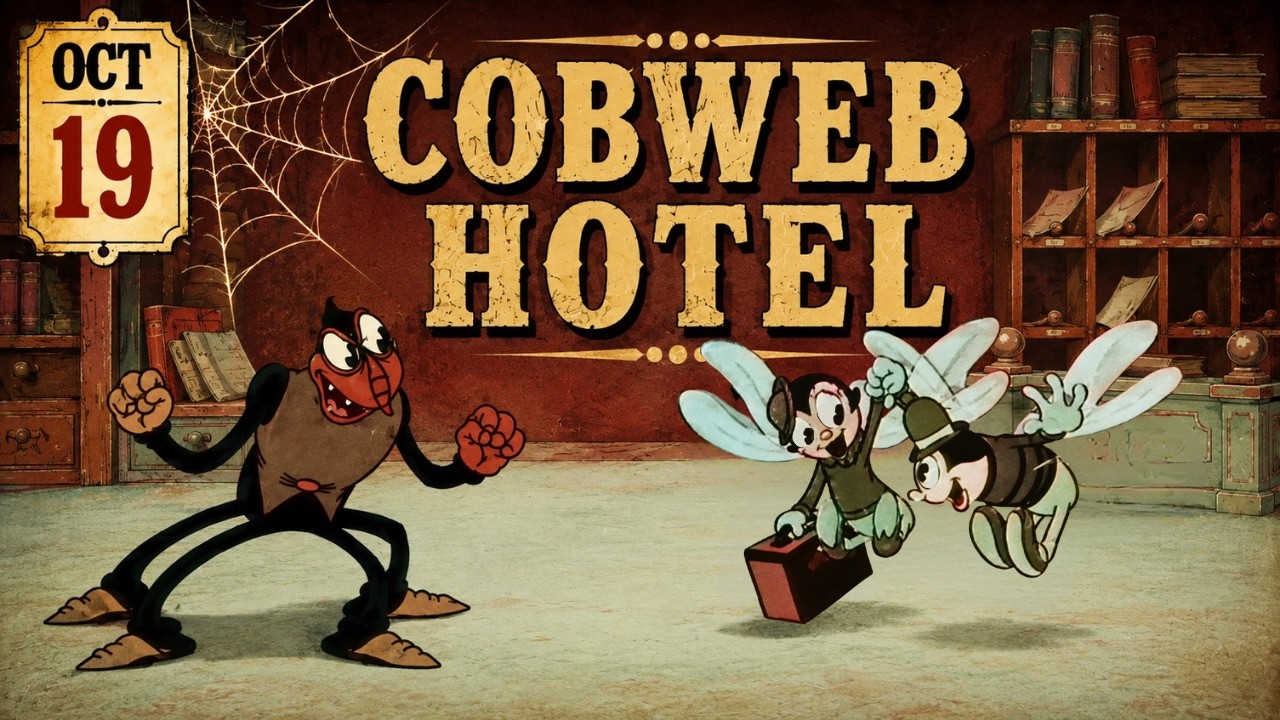 Cobweb Hotel (1936) | A Halloween Spider Cartoon