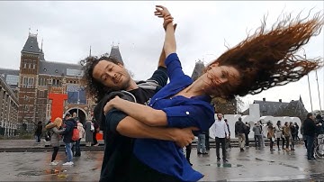 Gert & Eva - Brazilian Zouk improvisation @ Museum Square Amsterdam