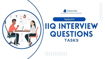 SailPoint IIQ Interview: Tasks  | SailPoint | Interview Questions