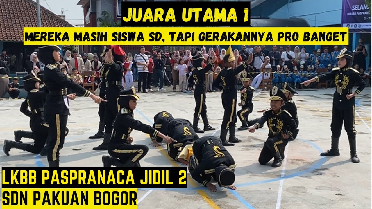 MERINDING...!!! PENONTON DI BUAT TERCENGANG - JUARA UTAMA 1 - PASKIBRA SDN PAKUAN - LKBB MTS YASIBA