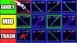 *NEW* Jujutsu Infinite Weapons Tier List! (BEST WEAPONS) Roblox