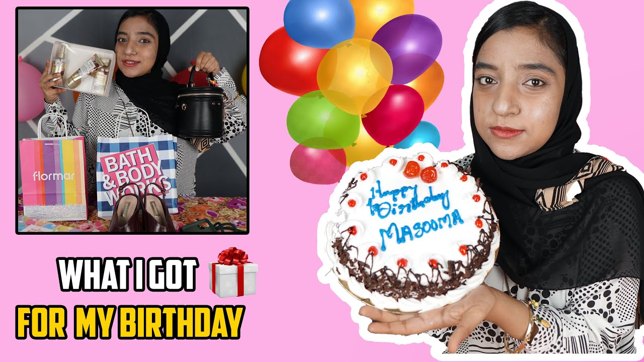 شوفوه كيف احتفلت بيوم عيد ميلادي