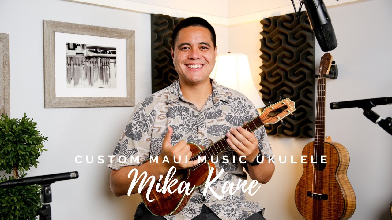 Custom Maui Music Ukulele | demo by Mika Kane - YouTube